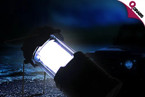 From QR39 Be Prepared with a Solar Camping Light - Works for Emergencies Too! (Up to QR118 Value)